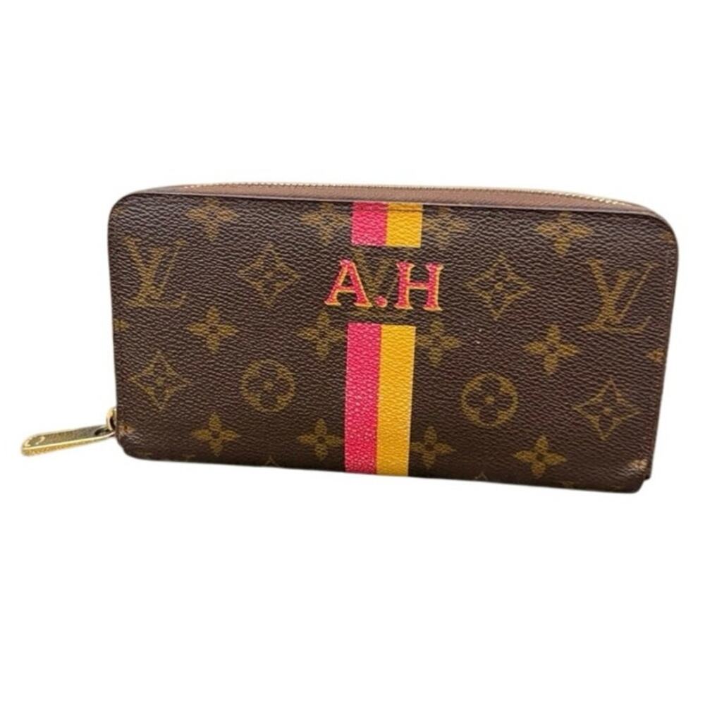 Authentic Louis Vuitton Mon Monogram Zippy Wallet - Coated Canvas